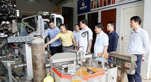 Khuyến công Hòa Bình: Nghiệm thu đề án hỗ trợ phát triển ngành cơ khí