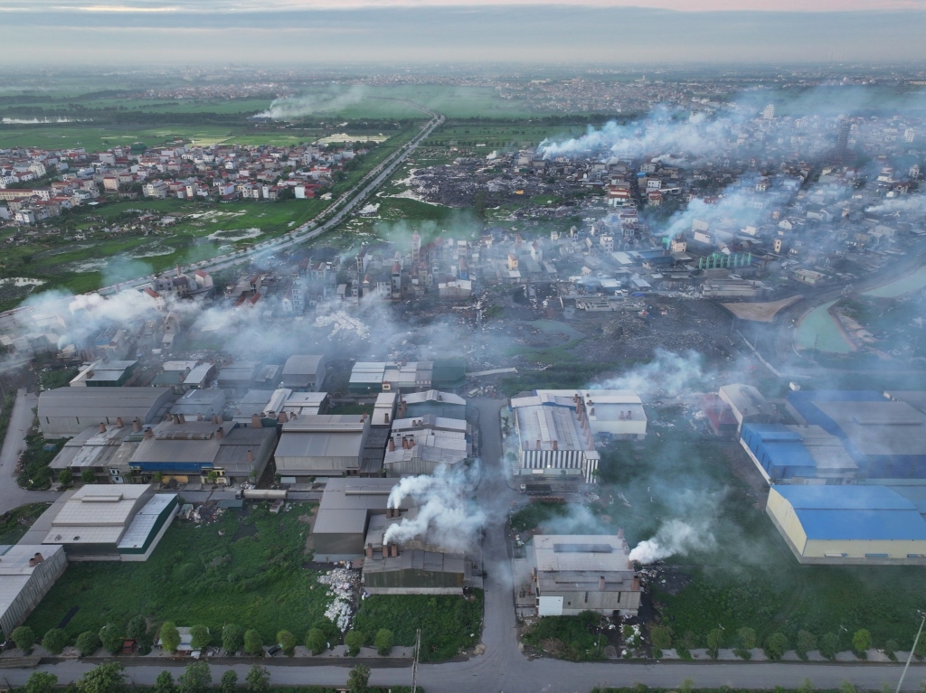 undefined Hoạt động trong tình trạng “3 không”, CCN làng nghề Mẫn Xá đang bị đề nghị thanh tra