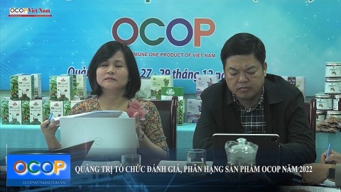 hoi nghi phan hang danh gia san pham ocop tinh quang tri lan 2 nam 2022