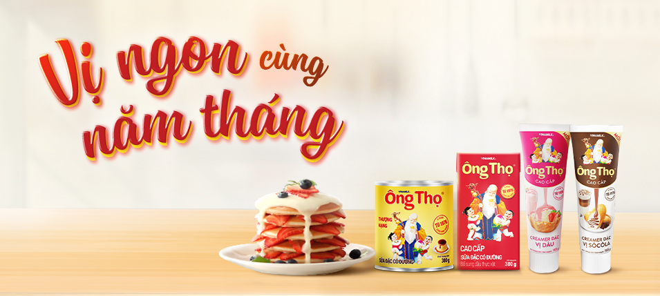 Ông Thọ sáng tạo đổi mới với dòng sản phẩm Topping từ sữa vị Sô cô la & Dâu