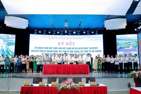 nhieu tuyen duong duoc xay dung tu lien ket vung quang ninh bac giang hai duong