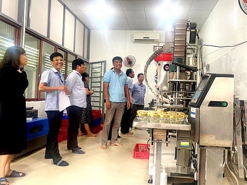 Nghiệm thu đề án khuyến công hỗ trợ máy móc thiết bị tại Bình Phước