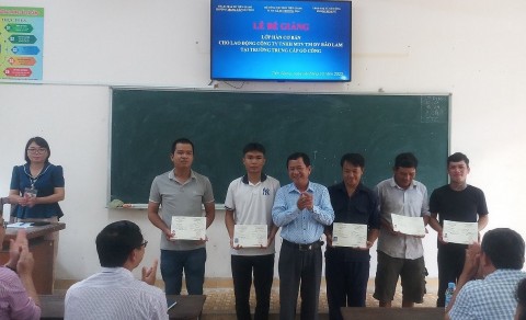 Khuyến công Tiền Giang: Đào tạo nghề hàn cho 26 học viên