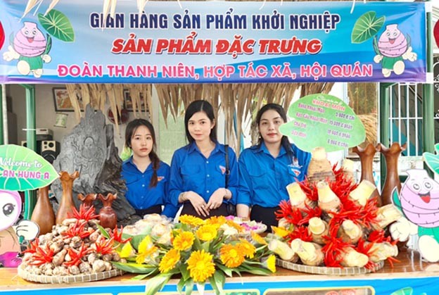 Gian hàng về đặc sản Đồng Tháp tại Ngày hội  Gian hàng về đặc sản Đồng Tháp tại Ngày hội