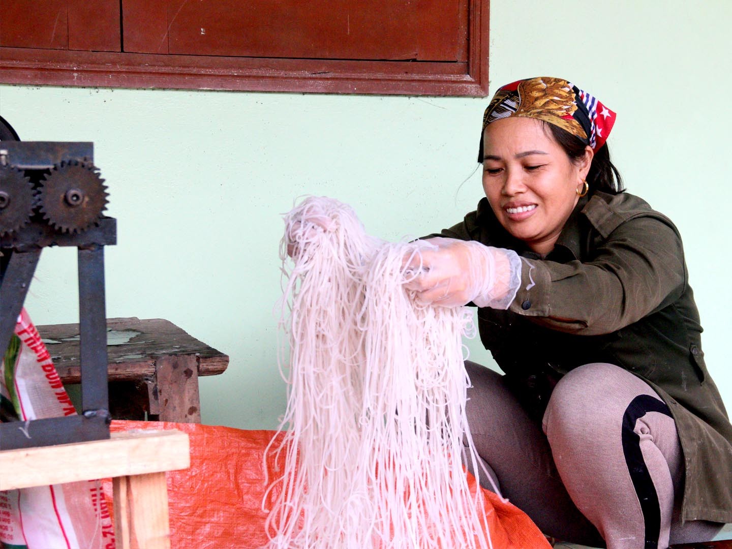 Miến dong là một trong những thế mạnh của xã Côn Minh trong phát triển kinh tế từ cây chủ lực