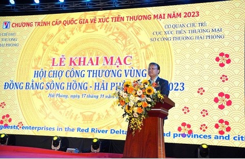 hoi cho cong thuong khu vuc dong bang song hong hai phong nam 2023 voi quy mo 220 gian hang