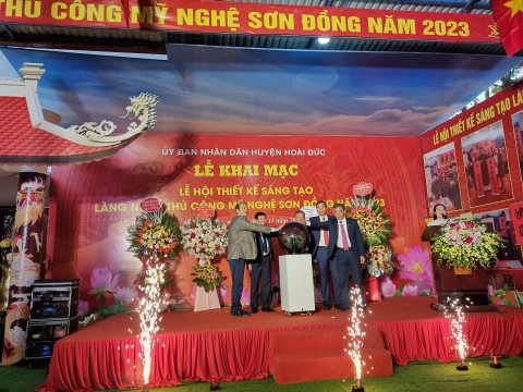 khai mac le hoi thiet ke sang tao lang nghe thu cong my nghe son dong nam 2023