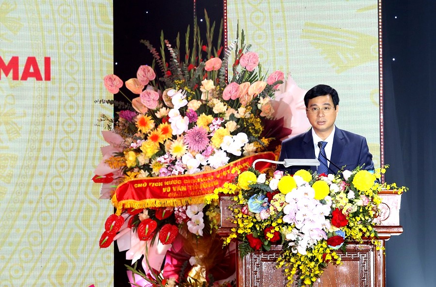 Ông Nguyễn Minh Tâm - Phó Bí thư Quận uỷ, Chủ tịch UBND quận Hoàng Mai phát biểu tại Lễ kỷ niệm 20 năm thành lập Quận. Ông Nguyễn Minh Tâm - Phó Bí thư Quận uỷ, Chủ tịch UBND quận Hoàng Mai phát biểu tại Lễ kỷ niệm 20 năm thành lập Quận.