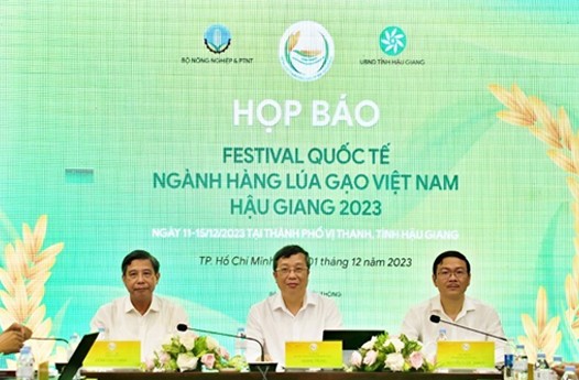 Buổi họp báo thông tin về Festival ngành lúa gạo Việt Nam – Hậu Giang 2023 Buổi họp báo thông tin về Festival ngành lúa gạo Việt Nam – Hậu Giang 2023