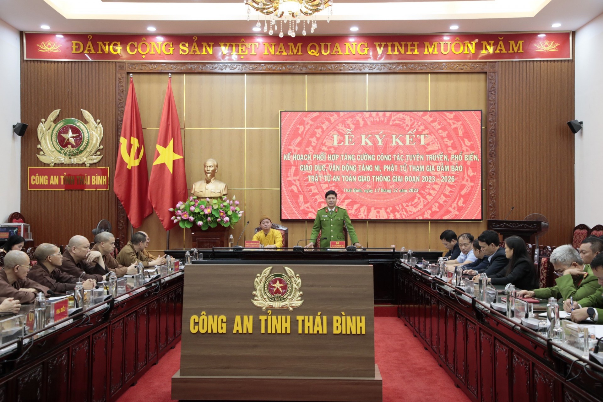 Thái Bình: Tăng cường tuyên truyền, phổ biến, giáo dục, bảo đảm trật tự an toàn giao thông giai đoạn 2023 – 2026 Thái Bình: Tăng cường tuyên truyền, phổ biến, giáo dục, bảo đảm trật tự an toàn giao thông giai đoạn 2023 – 2026