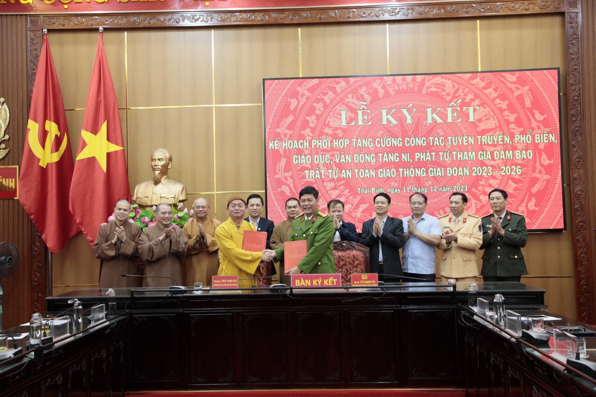 Thái Bình: Tăng cường tuyên truyền, phổ biến, giáo dục, bảo đảm trật tự an toàn giao thông giai đoạn 2023 – 2026 Thái Bình: Tăng cường tuyên truyền, phổ biến, giáo dục, bảo đảm trật tự an toàn giao thông giai đoạn 2023 – 2026