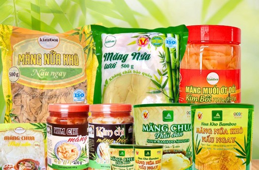 Bộ sản phẩm măng của Công ty CP Kim Bôi được Bộ Công Thương công nhận sản phẩm công nghiệp nông thôn tiêu biểu năm 2023.