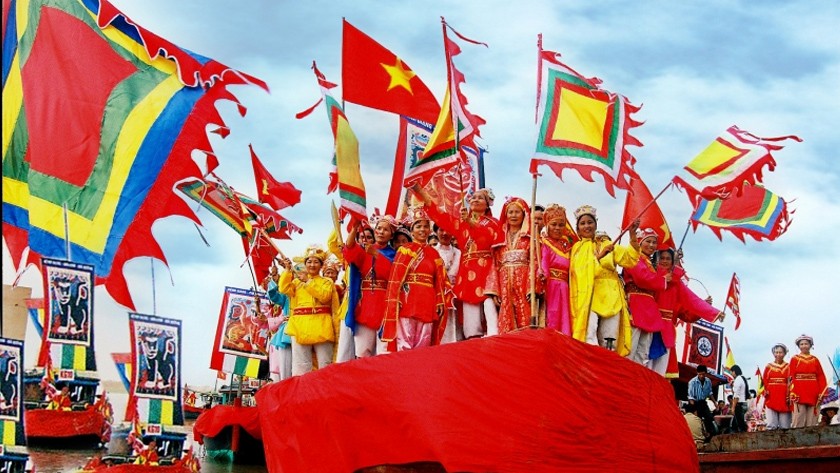 Lễ hội Võng La  tại đình Đại Độ, làng Đại Độ, xã Võng La, huyện Đông Anh, Hà Nội