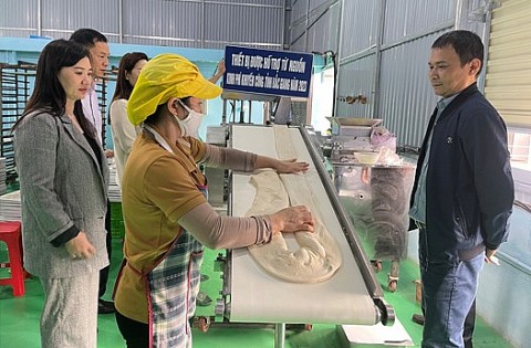 Bắc Giang: Nghiệm thu đề án khuyến công “Đầu tư máy móc thiết bị trong sản xuất bánh mỳ tươi”