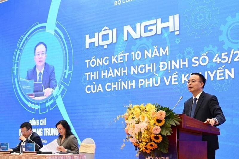 Hội nghị tổng kết 10 năm thực hiện Nghị định 45 về khuyến công Hội nghị tổng kết 10 năm thực hiện Nghị định 45 về khuyến công