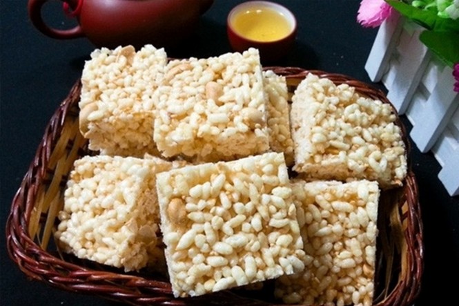 Cốm nổ mùa đông Cốm nổ mùa đông