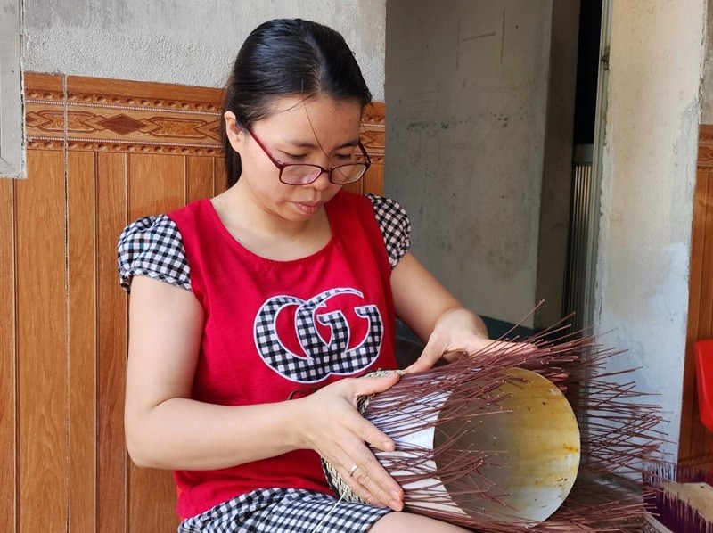 Sản phẩm mây tre đan Phú Vinh có mẫu mã đẹp, tính ứng dụng cao và phù hợp với thị hiếu của khách hàng