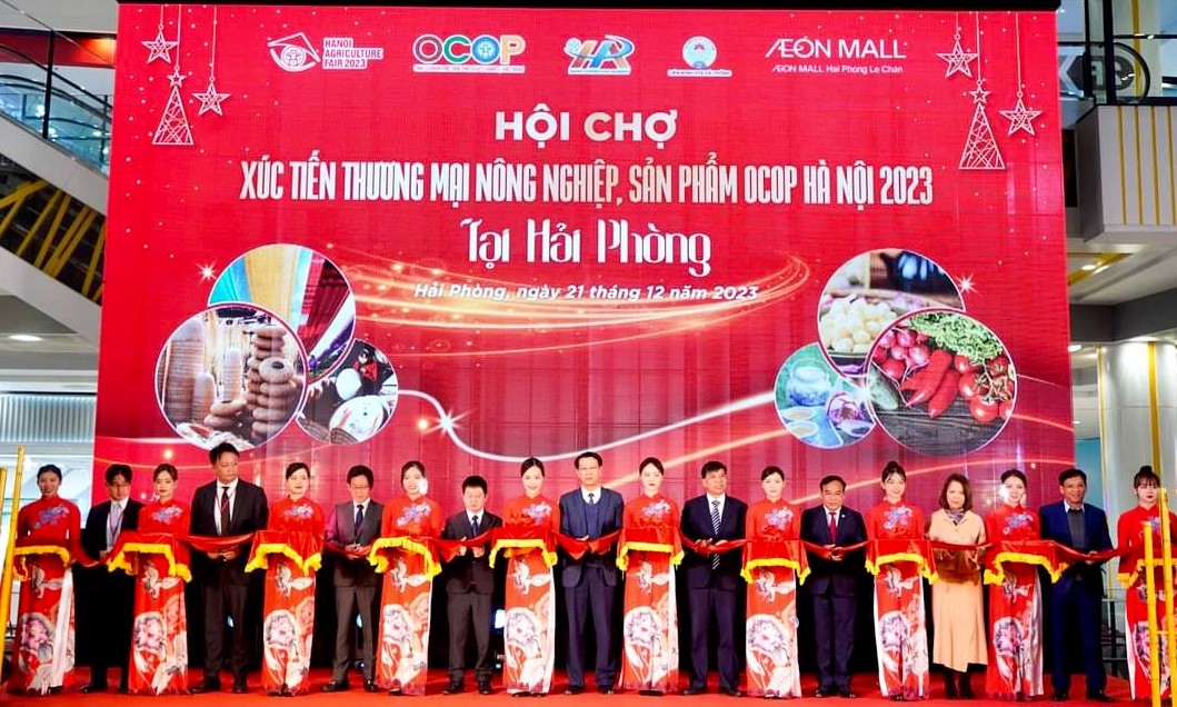 Hội chợ xúc tiến thương mại nông nghiệp sản phẩm OCOP Hà Nội và các tỉnh tại Hải Phòng Hội chợ xúc tiến thương mại nông nghiệp sản phẩm OCOP Hà Nội và các tỉnh tại Hải Phòng