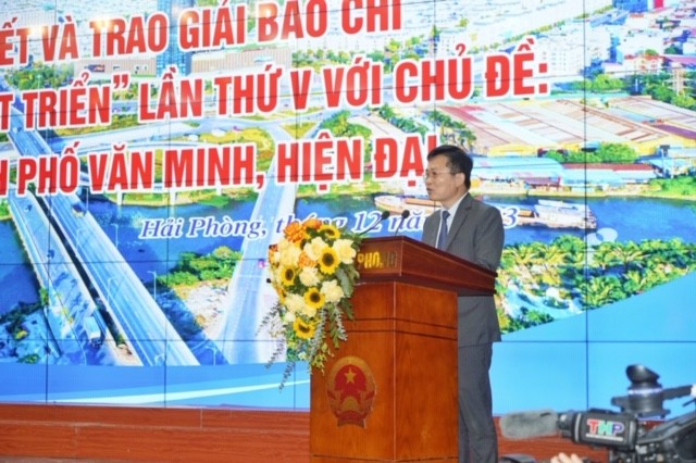 Hải Phòng tổng kết và trao giải Báo chí “Vì một Hải Phòng phát triển” lần thứ V Hải Phòng tổng kết và trao giải Báo chí “Vì một Hải Phòng phát triển” lần thứ V
