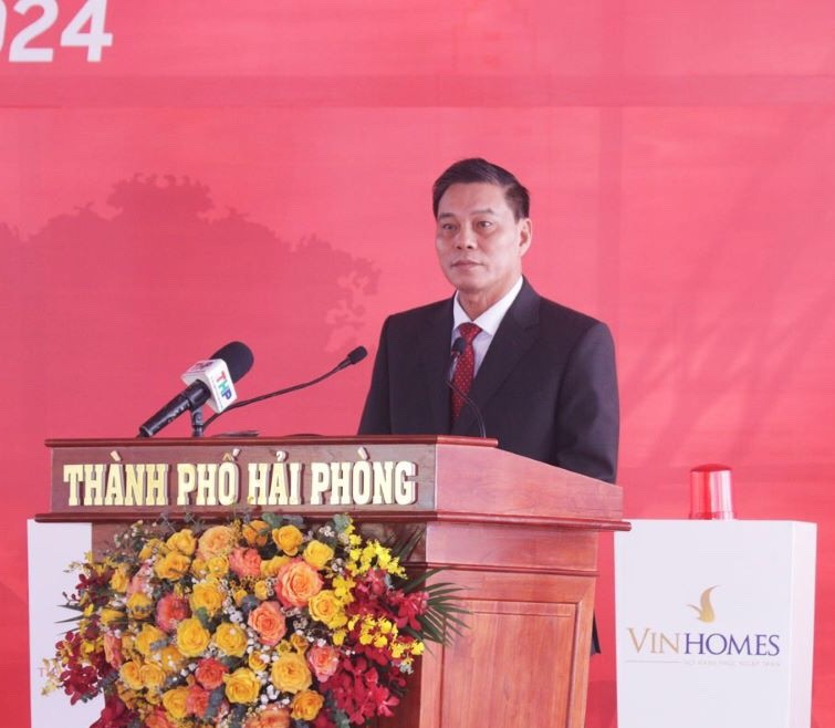 Chủ tịch Quốc hội Vương Đình Huệ khởi công dự án nhà ở xã hội hơn 4000 căn hộ tại Hải Phòng