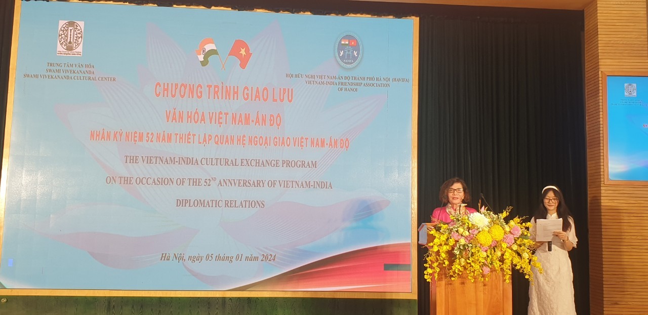 Sôi nổi chương trình  kỷ niệm 52 năm thiết lập quan hệ ngoại giao hai nước  Việt Nam - Ấn Độ Sôi nổi chương trình  kỷ niệm 52 năm thiết lập quan hệ ngoại giao hai nước  Việt Nam - Ấn Độ
