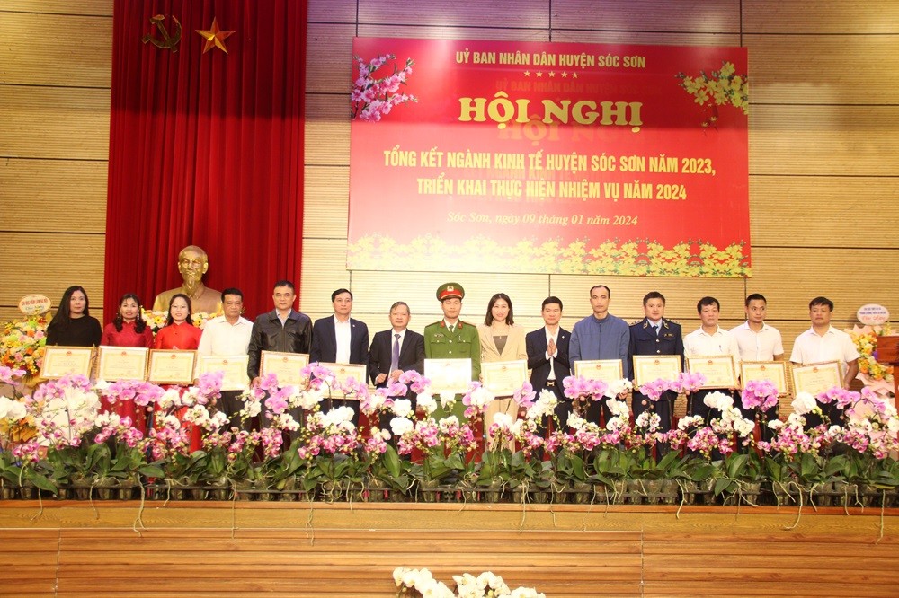 Sóc Sơn: Tổng giá trị sản xuất các ngành kinh tế huyện ước tăng 8,66%