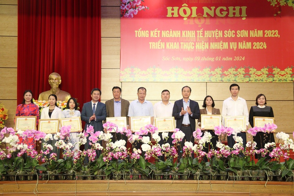 Sóc Sơn: Tổng giá trị sản xuất ước tăng 8,66% Sóc Sơn: Tổng giá trị sản xuất ước tăng 8,66%