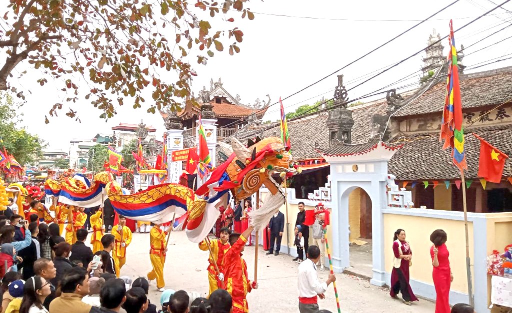 Lễ hội truyền thống tại xã Đại Áng