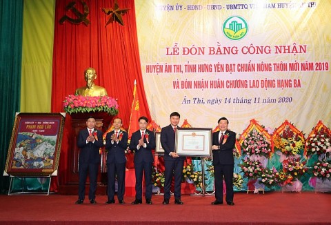 Hưng Yên: Huyện Ân Thi phát triển kinh tế - xã hội vững mạnh