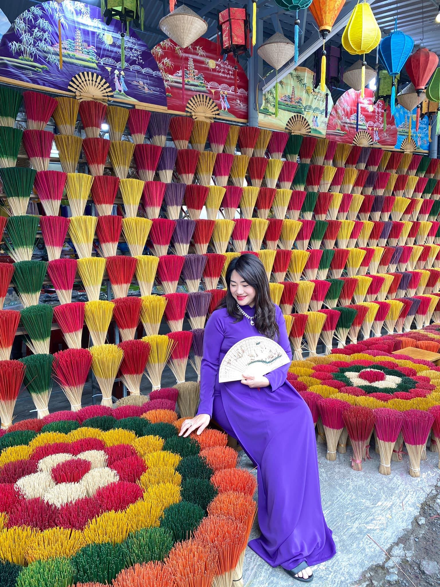 Hai làng hương ở miền Trung vào Xuân Hai làng hương ở miền Trung vào Xuân