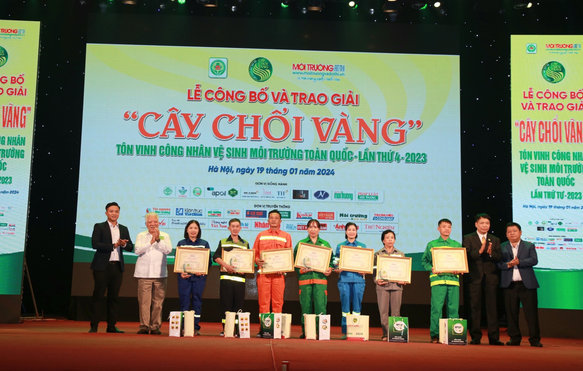 Lễ trao giải Cây chổi vàng - Tôn vinh công nhân vệ sinh môi trường lần thứ 4 - 2023