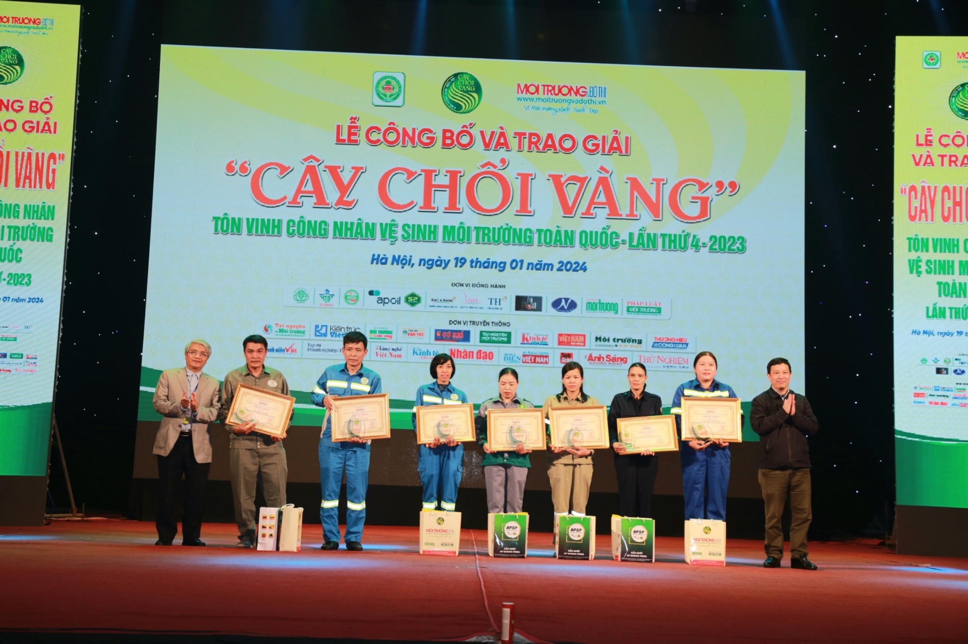 Lễ trao giải Cây chổi vàng - Tôn vinh công nhân vệ sinh môi trường lần thứ 4 - 2023