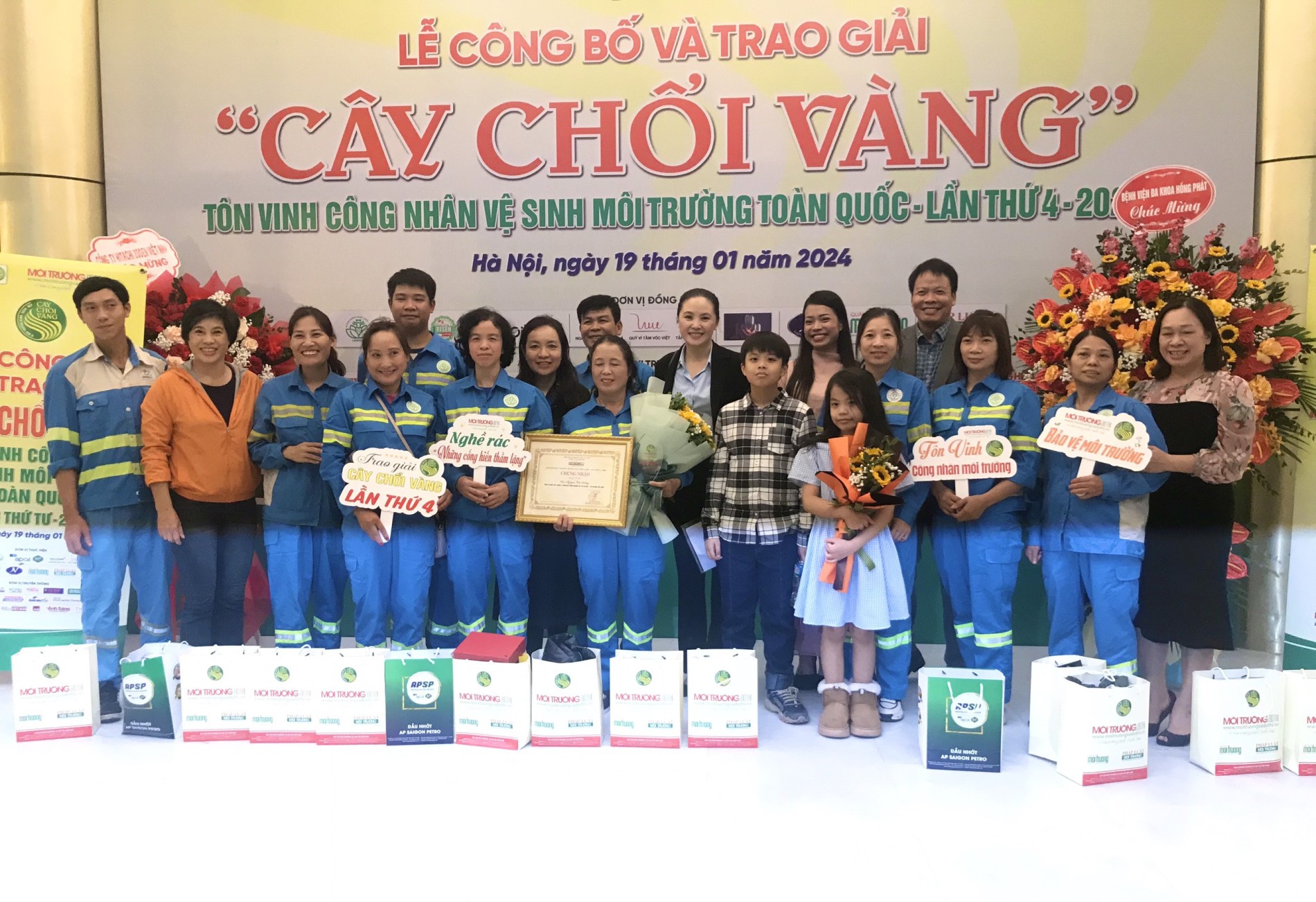 Lễ trao giải Cây chổi vàng - Tôn vinh công nhân vệ sinh môi trường lần thứ 4 - 2023