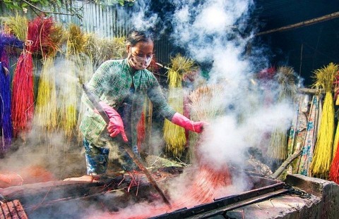 Đồng Tháp: Sắc xuân ở làng chiếu Định Yên