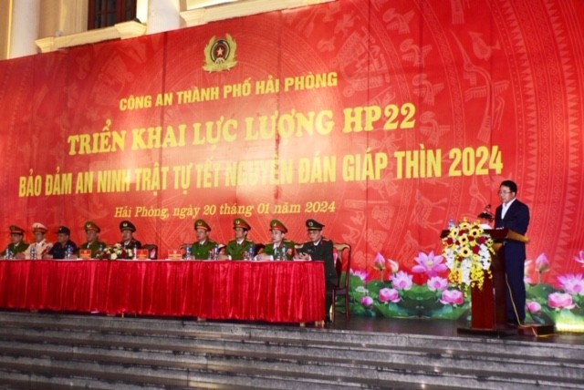 Công an thành phố Hải Phòng ra quân đảm bảo ANTT Tết Nguyên đán 2024 Công an thành phố Hải Phòng ra quân đảm bảo ANTT Tết Nguyên đán 2024