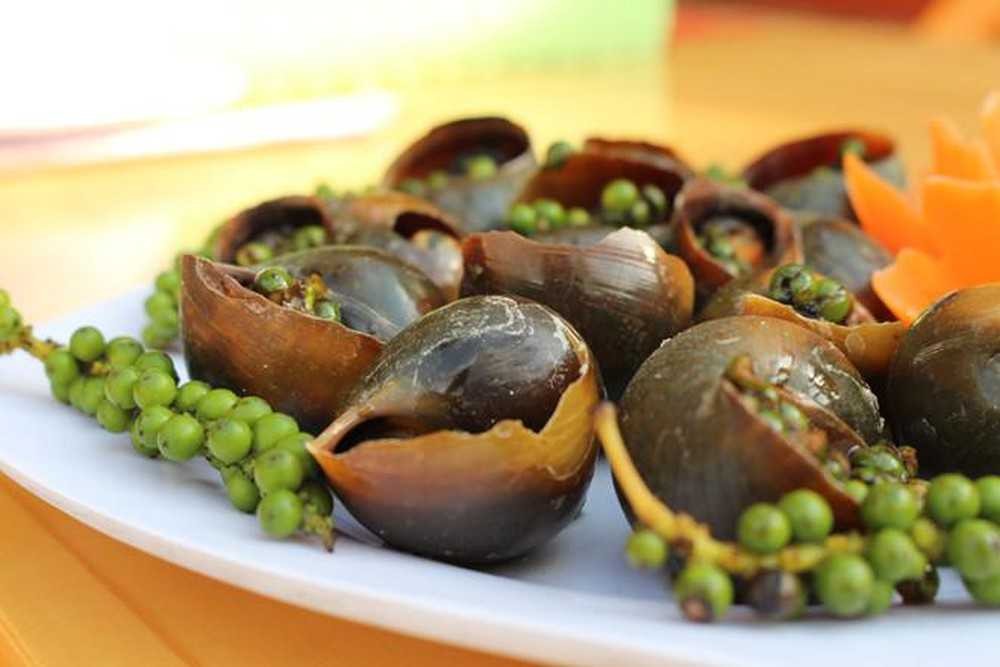 Ốc nướng tiêu Cần Thơ Ốc nướng tiêu Cần Thơ