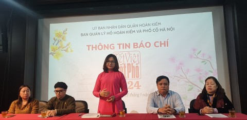Khởi động chuỗi hoạt động văn hóa đặc sắc “Tết Việt – Tết phố 2024” tại Phố cổ Hà Nội