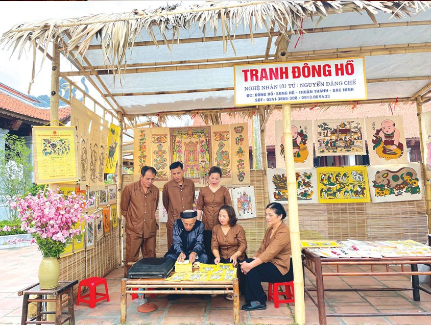 Chợ tranh Tết làng Đông Hồ Chợ tranh Tết làng Đông Hồ