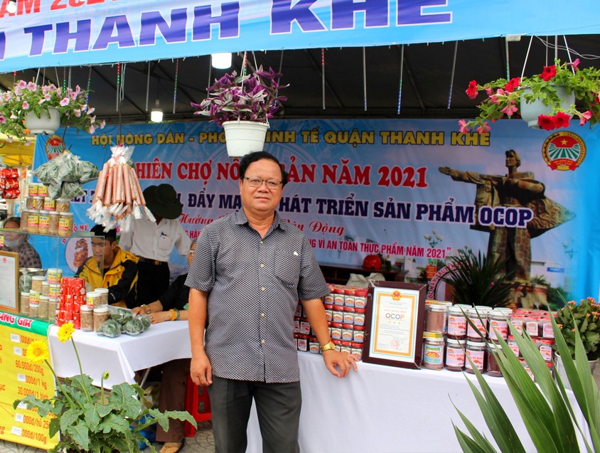 Gian hàng bày các sản phẩm đạt OCOP của quận Thanh Khê, TP. Đà Nẵng tại Hội chợ. Gian hàng bày các sản phẩm đạt OCOP của quận Thanh Khê, TP. Đà Nẵng tại Hội chợ.