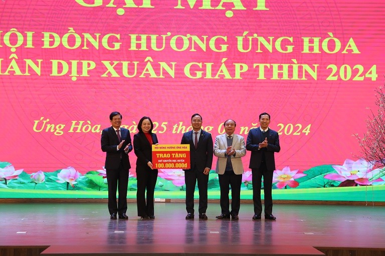 Huyện Ứng Hòa (Hà Nội): Tổ chức gặp mặt Hội đồng hương Ứng Hòa xuân Giáp Thìn 2024 Huyện Ứng Hòa (Hà Nội): Tổ chức gặp mặt Hội đồng hương Ứng Hòa xuân Giáp Thìn 2024