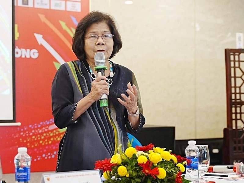 Bà Vũ Kim Hạnh - Chủ tịch Hội DN HVNCLC. Bà Vũ Kim Hạnh - Chủ tịch Hội DN HVNCLC.