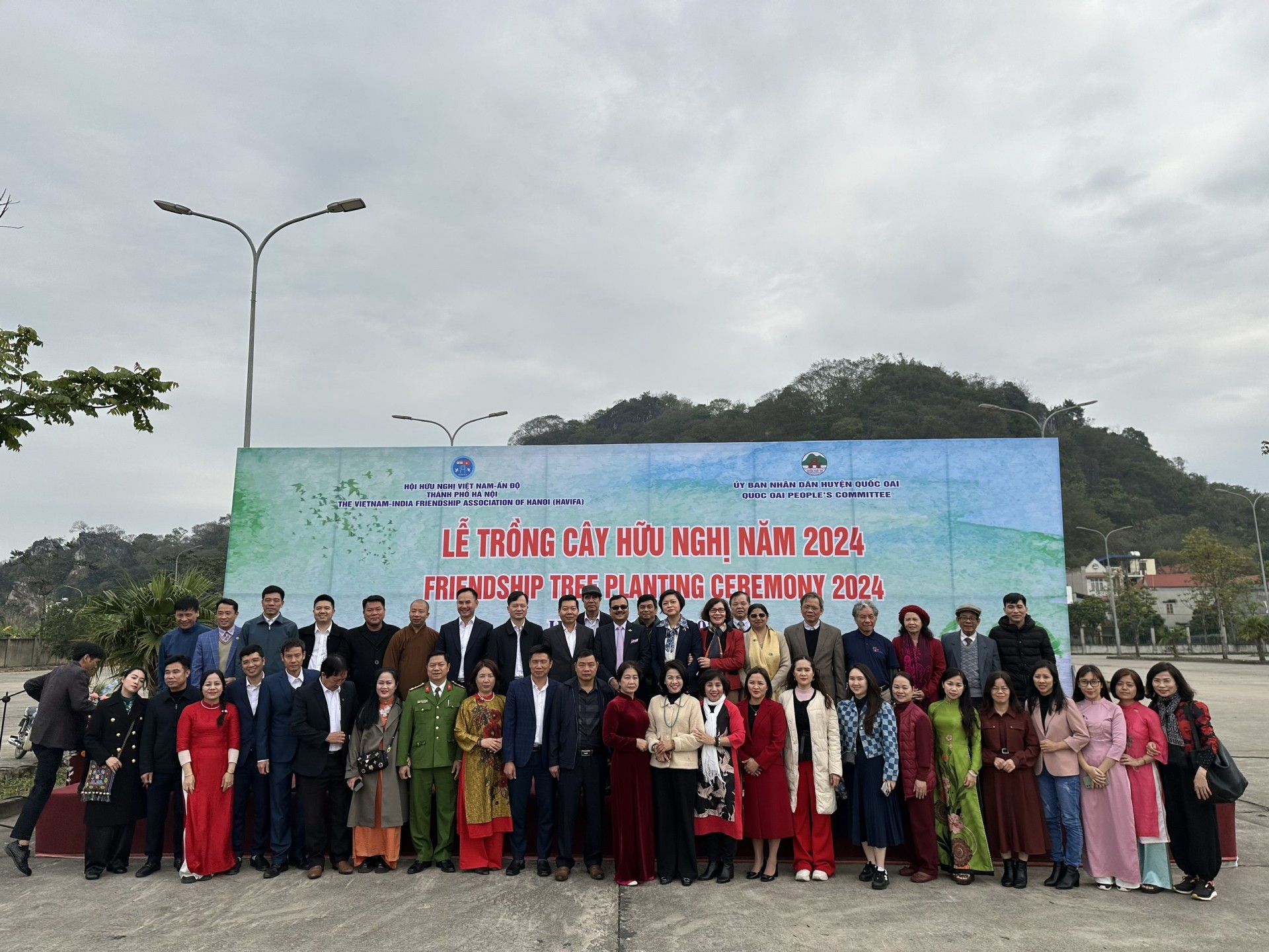 Hội hữu nghị Việt Nam - Ấn Độ TP.Hà Nội tổ chức Lễ trồng cây hữu nghị năm 2024 tại huyện Quốc Oai