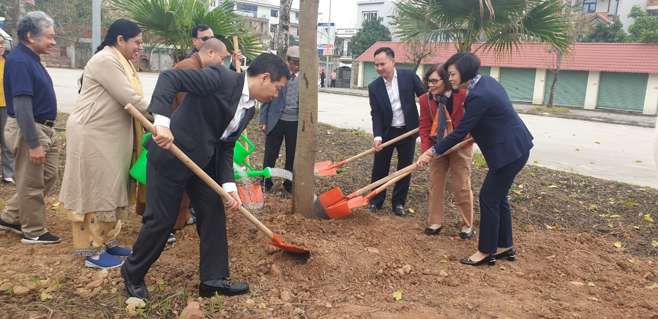 Hội hữu nghị Việt Nam - Ấn Độ TP.Hà Nội tổ chức Lễ trồng cây hữu nghị năm 2024 tại huyện Quốc Oai