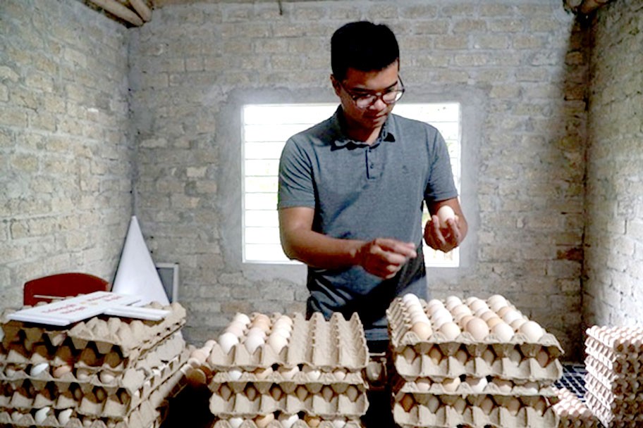 Trứng gà thảo dược có giá trị dinh dưỡng cao bởi hàm lượng Omega-3 cao hơn 10-15 lần so với trứng gà thường. Trứng gà thảo dược có giá trị dinh dưỡng cao bởi hàm lượng Omega-3 cao hơn 10-15 lần so với trứng gà thường.