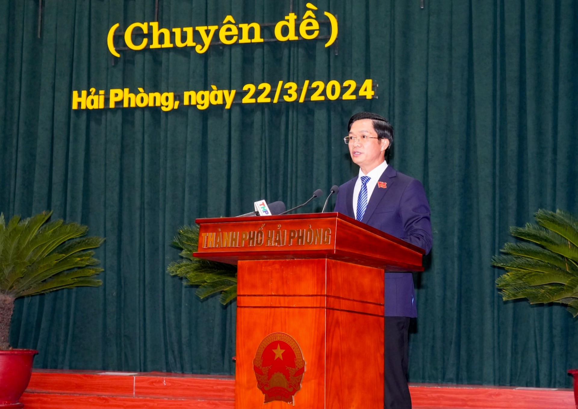 Hội đồng nhân dân thành phố Hải Phòng khai mạc Kỳ họp thứ 14, khóa XVI, nhiệm kỳ 2021 - 2026 Hội đồng nhân dân thành phố Hải Phòng khai mạc Kỳ họp thứ 14, khóa XVI, nhiệm kỳ 2021 - 2026