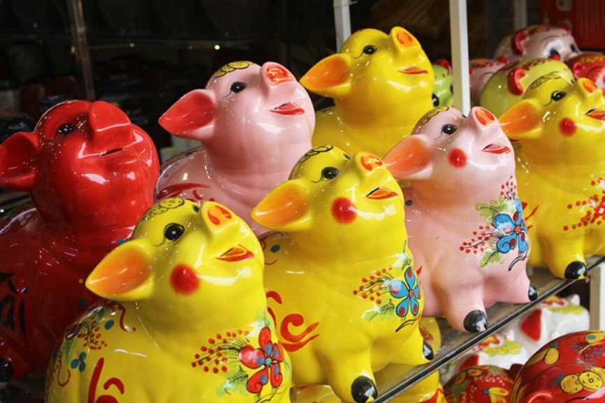 Làng làm heo đất ở Lái Thiêu