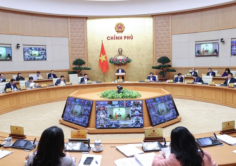 Thủ tướng chủ trì phiên họp Chính phủ thường kỳ tháng 3 và Hội nghị trực tuyến với địa phương