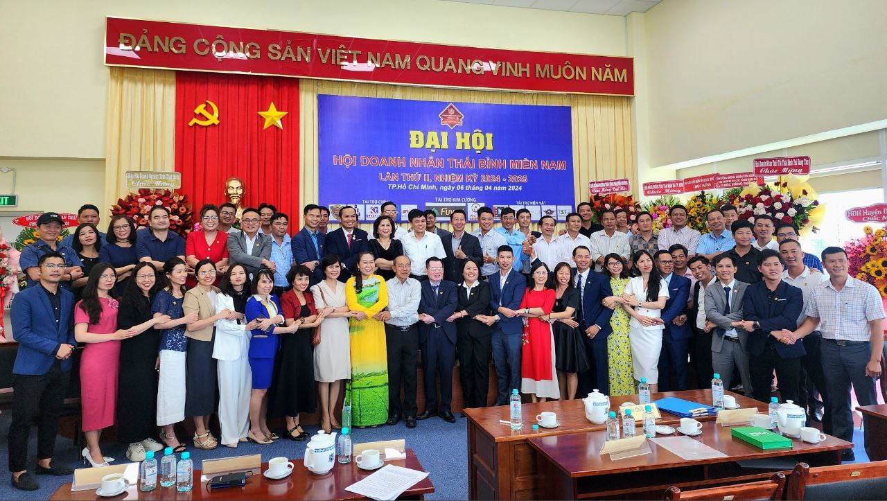 Hội Doanh nhân Thái Bình miền Nam tổ chức Đại Hội lần thứ II, nhiệm kỳ 2024 – 2025