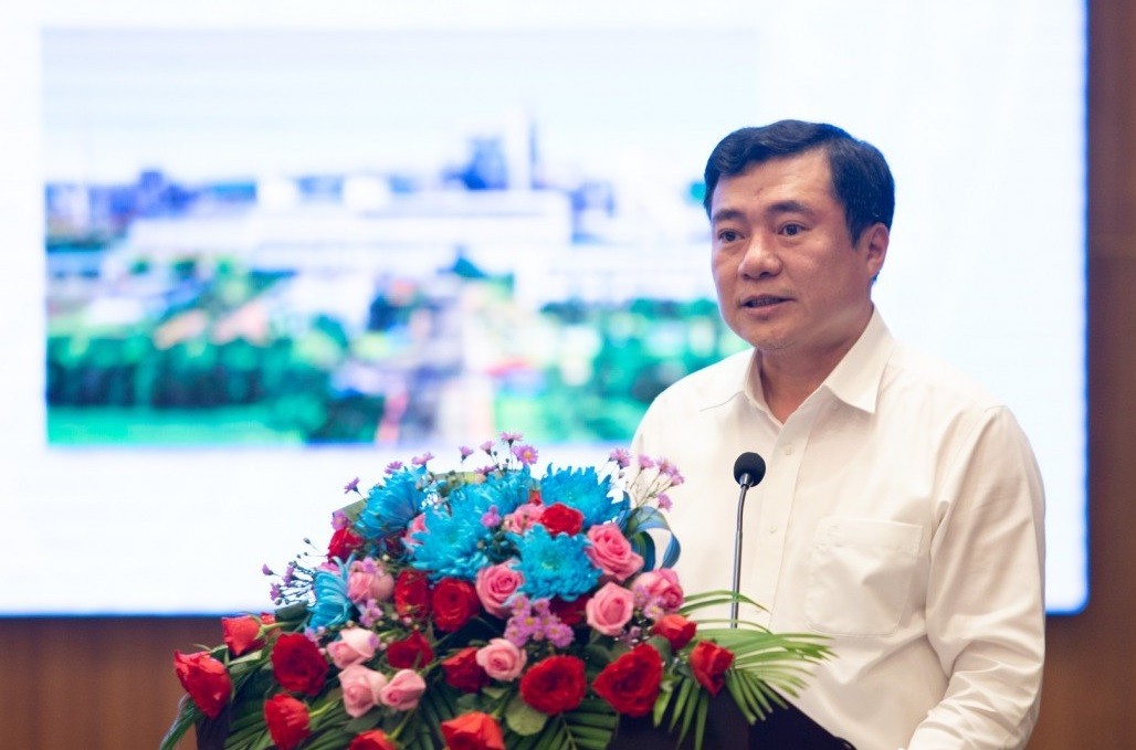 Thứ trưởng Bộ Công Thương Nguyễn Sinh Nhật Tân phát biểu khai mạc Thứ trưởng Bộ Công Thương Nguyễn Sinh Nhật Tân phát biểu khai mạc