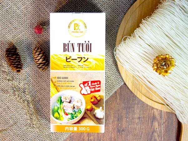 Sản phẩm bún tươi của Công ty TNHH Spevi Food vừa được xuất khẩu sang Mỹ Sản phẩm bún tươi của Công ty TNHH Spevi Food vừa được xuất khẩu sang Mỹ